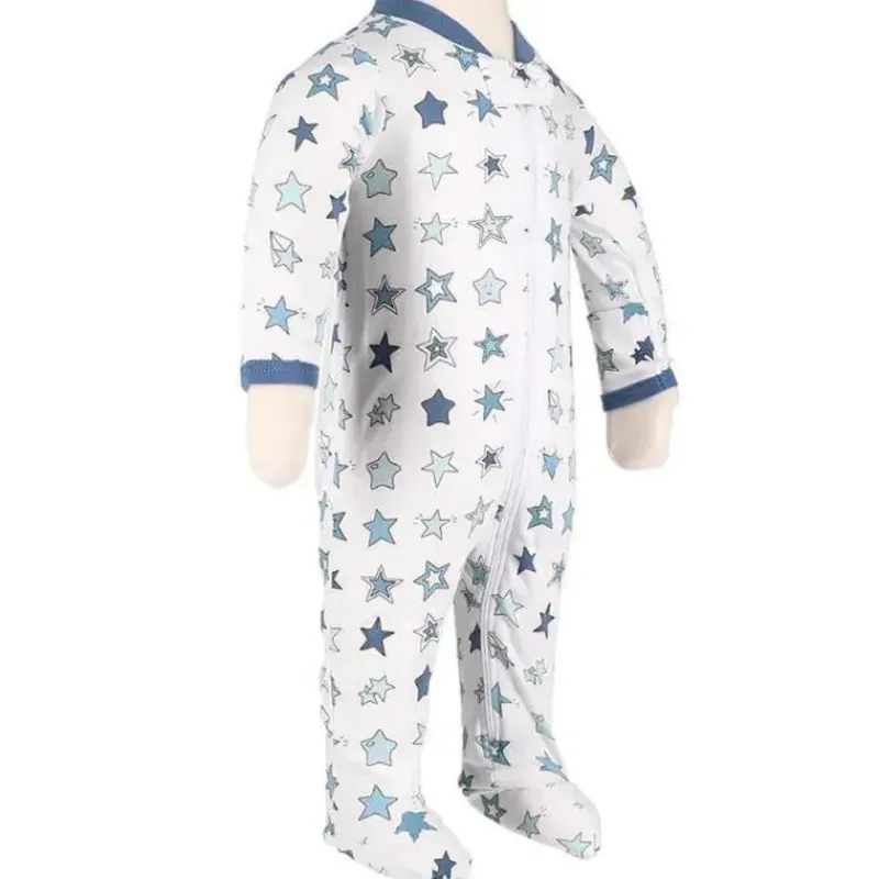 noomie__baby_zipper_footi_SKUYA5bxPB0_1.webp Noomie - Baby Zipper Footie Denim Stars Online