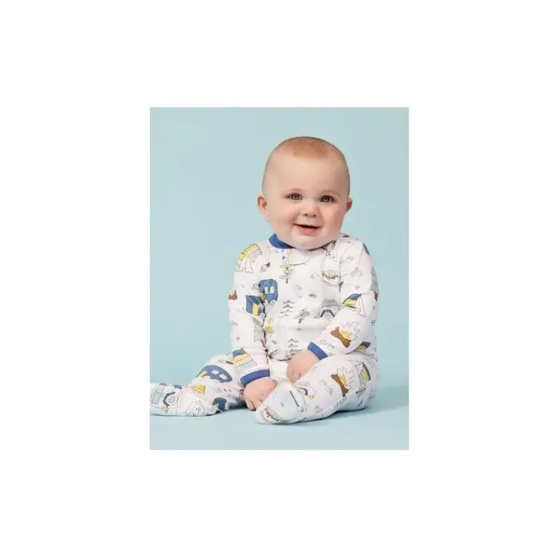 noomie__baby_zipper_footi_SKUjUy1DKh4_1.webp Noomie - Baby Zipper Footie Blue Camping Outlet