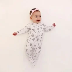 Noomie - Bailarina com babados e zíper Footie New