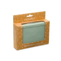 Nouka - Caixa de lanche pequena com vedação de silicone, folha New