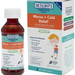 Nuby - 4 Oz Homeopathic Dr Talbots Mucus And Cold Relief Hot
