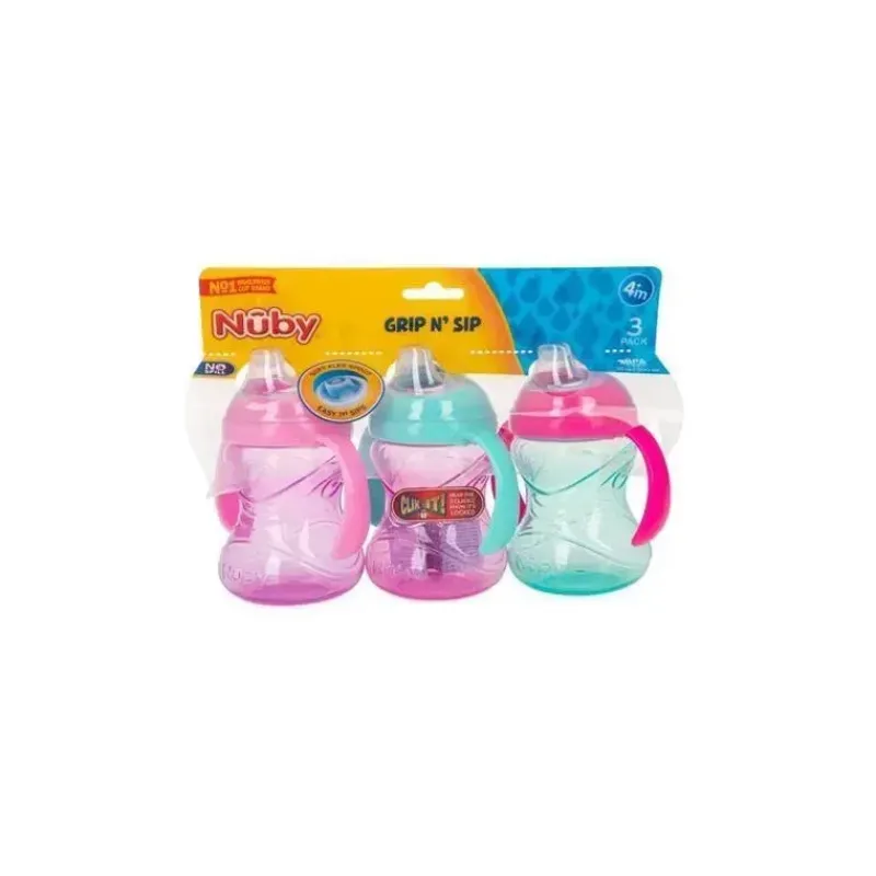 nuby___pk__oz_clik_it_cup_SKUFgDHSvHa_0.webp Nuby - 3 Pk 10 Oz Clik It Cup com alças menina Clearance