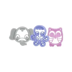 Nuby - 1 unidade todos os mordedores de silicone, estojo misto Outlet