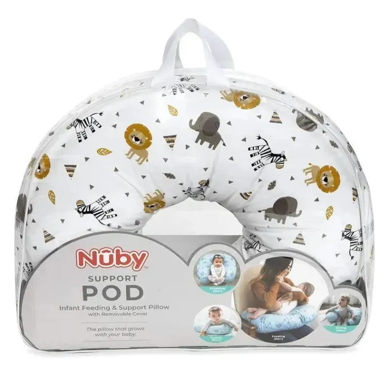 nuby__almofada_de_apoio_p_SKUfFwcPh5c_1.webp Nuby - Almofada de apoio para bebês e amamentação do Dr. Talbot | Animais do zoológico Online
