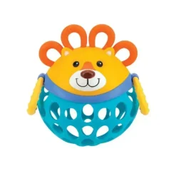 Nuby - brinquedo de chocalho animal Silly Shakers, leão Clearance