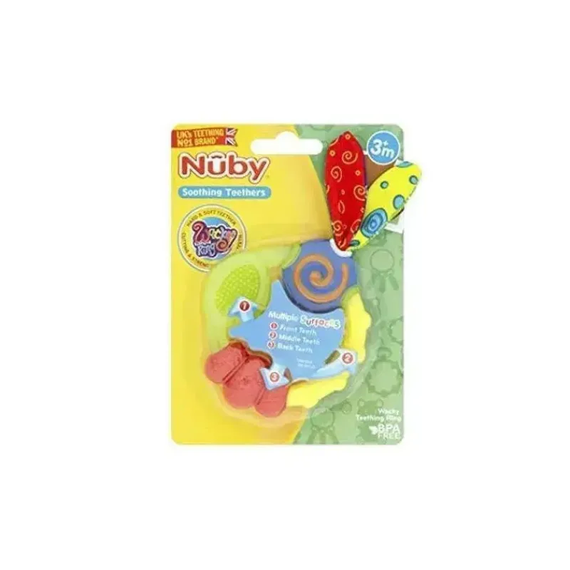 nuby__conjunto_combinado__SKUrFpTiVzE_5.webp Nuby - conjunto combinado de mordedor, 1 mordedor maluco e 2 mastigáveis Discount