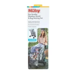 Nuby - Conjunto de proteção contra intempéries e rede contra insetos para carrinho ecológico Discount