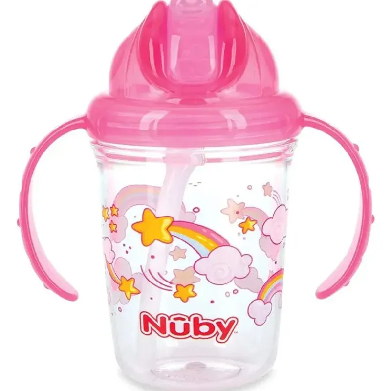 nuby__copo_estampado_de_c_SKUOFNwmJTv_0.webp Nuby - Copo estampado de canudo com 2 alças, sem derramamento, Flip-it, tritan rosa, 8 onças Hot