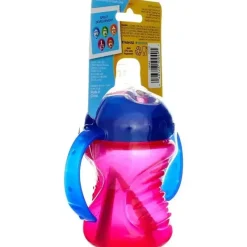Nuby - copo super bico de 8 onças e 2 alças, as cores podem variar Discount