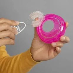 Nuby - Garrafa e copo Conjunto de escovas de limpeza para todos os lados Hot