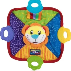 Nuby - Manta de dentição com cabeça de leão e urso de silicone Outlet
