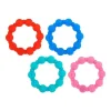 Nuby - mordedor de anel de silicone 2Pk, cores sortidas Outlet