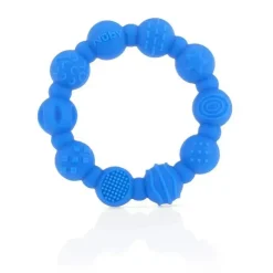 Nuby - mordedor de anel de silicone 2Pk, cores sortidas Outlet