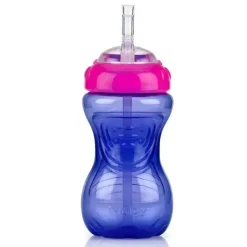 Nuby - 1Pk 10Oz Ns Flexi Straw Cup, cores sortidas Sale