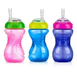 Nuby - 1Pk 10Oz Ns Flexi Straw Cup, cores sortidas Sale