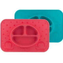 Nuby - Placema de alimentação seccionado de silicone, cores sortidas Discount