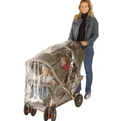 Nuby - Proteção contra intempéries para carrinho tandem, capa de plástico transparente Sale
