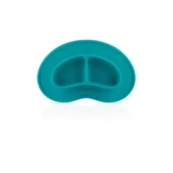 Nuby - Tapete de alimentação de silicone seccionado, Aqua Sale