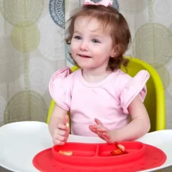 Nuby - Tapete de alimentação de silicone seccionado, cores sortidas Outlet
