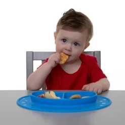 Nuby - Tapete de alimentação de silicone seccionado, cores sortidas Outlet