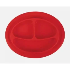 Nuby - Tapete de alimentação de silicone seccionado ovular New