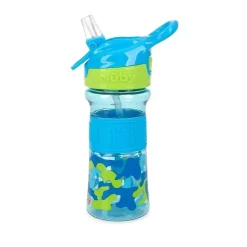 Nuby - Thirsty Kids 12 Oz Flip-It Reflex Refletor Copo Bico Macio, Azul Discount