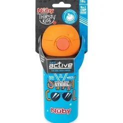 Nuby - Thirsty Kids Aço Inoxidável Flip It Active Discount