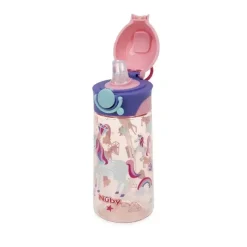 Nuby - Thirsty Kids Flip It Bolt, Unicórnio Hot