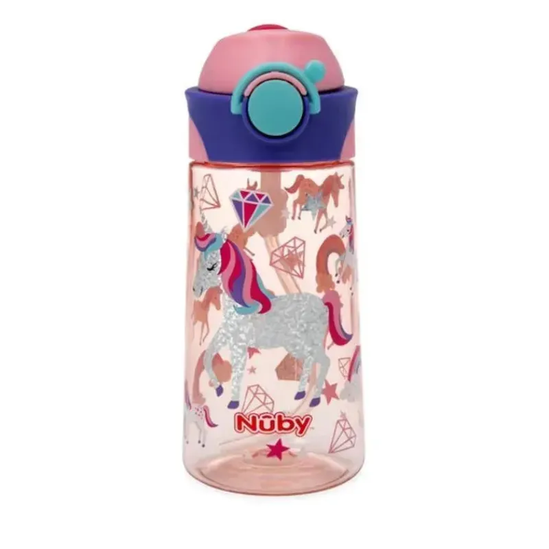 nuby__thirsty_kids_oz_fli_SKUQEDTiF2a_1.webp Nuby - Thirsty Kids 15Oz Flip-It Bolt Unicórnios Rosa Outlet