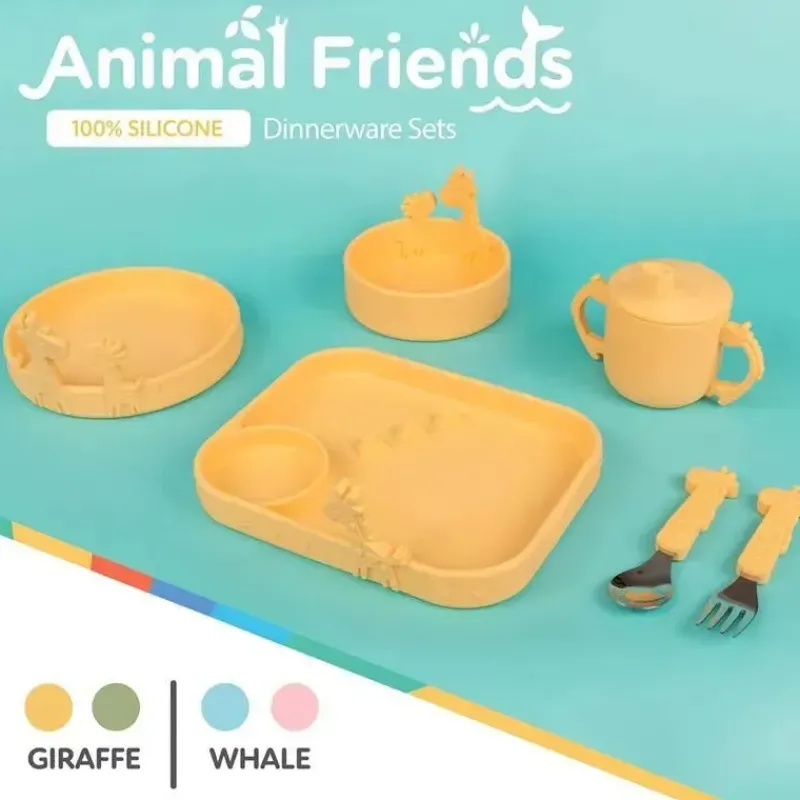 nuby__tigela_de_alimentao_SKUGrfD5GyN_3.webp Nuby - Tigela de alimentação para bebê girafa de silicone - Amarela Outlet