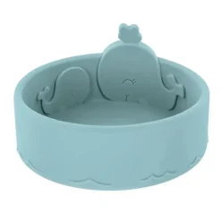 Nuby - Tigela de Alimentação de Baleias em Silicone - Azul Best