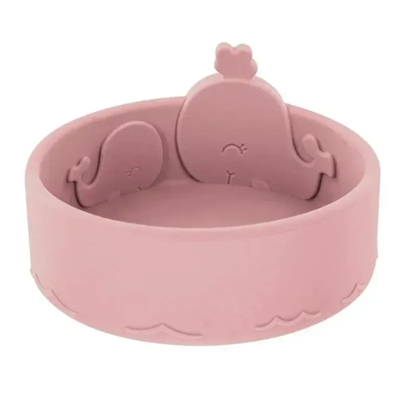 nuby__tigela_de_silicone__SKUHkZvYtmr_0.webp Nuby - Tigela de silicone para alimentação de bebê baleia - Pink Blush Clearance