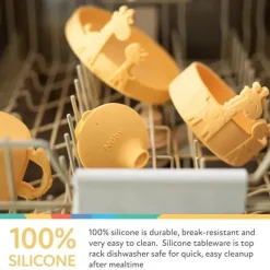 Nuby - Tigela de silicone para alimentação de bebê baleia - Pink Blush Clearance