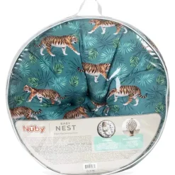 Nuby - Travesseiro espreguiçadeira e travesseiro de amamentação com estampa de tigre do Dr. Talbot Sale