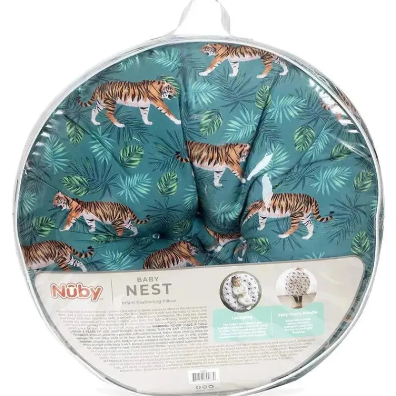 nuby__travesseiro_espregu_SKUPLZOwBdB_5.webp Nuby - Travesseiro espreguiçadeira e travesseiro de amamentação com estampa de tigre do Dr. Talbot Sale