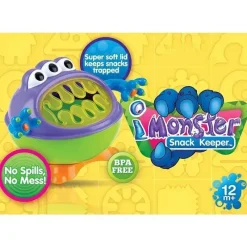 Nuby Imonster Snack Keeper, Multicolorido Sale
