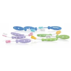 Nuby Luv 'N Care 3M+ Oral 3 Stage System, as cores podem variar Discount
