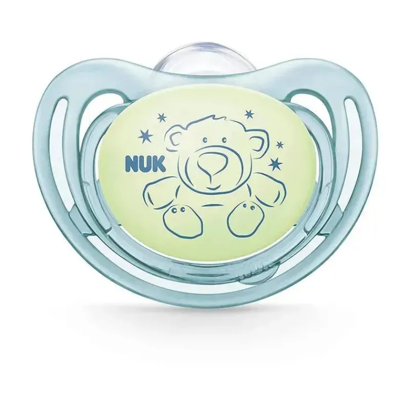 nuk___pk_chupeta_fluxo_de_SKU74ufVlOj_1.webp Nuk - 2 Pk Chupeta Fluxo de Ar Brilho no Escuro, Menino, Tamanho 2 Best