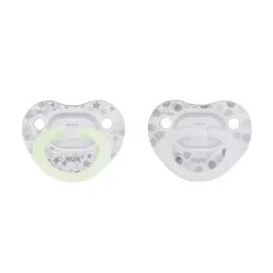 Nuk - Chupeta 2 Pk Tamanho 1 Núcleo, Estojo Misto Fashion