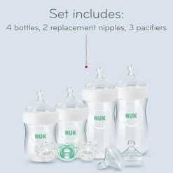 Nuk - Conjunto de mamadeiras Simply Natural para bebês Fashion