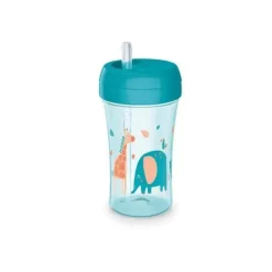 Nuk - copo EasyStraw de 10 onças, azul-petróleo Best
