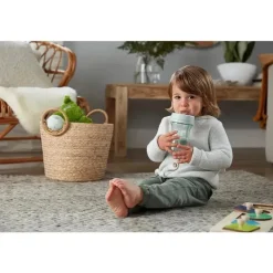 Nuk - for Nature Copo de palha com peso Everlast, sem BPA, copo com canudinho à prova de derramamento Clearance