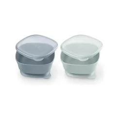 Nuk - For Nature 2Pk Tigela e Tampa com Sucção Discount