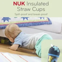 Nuk - Garoto Liga da Justiça Isolado Copo de Canudo, 9 Oz Sale