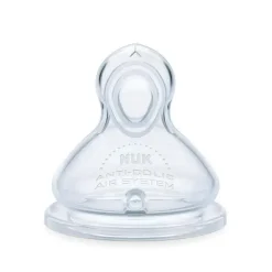 Nuk - garrafa anticólica de fluxo suave de 10 onças, elefante azul 3 unidades Fashion