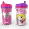 Nuk - Liga da Justiça Isolado Bico Duro Sippy Cup 9 Oz 2 Pk, Garota Sale