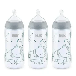 Nuk - 10Oz 3Pk Boy Garrafa de fluxo suave Woodland Fashion
