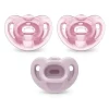 Nuk - Pacifier 3Pk Sz1 Comfy. Girl Clearance