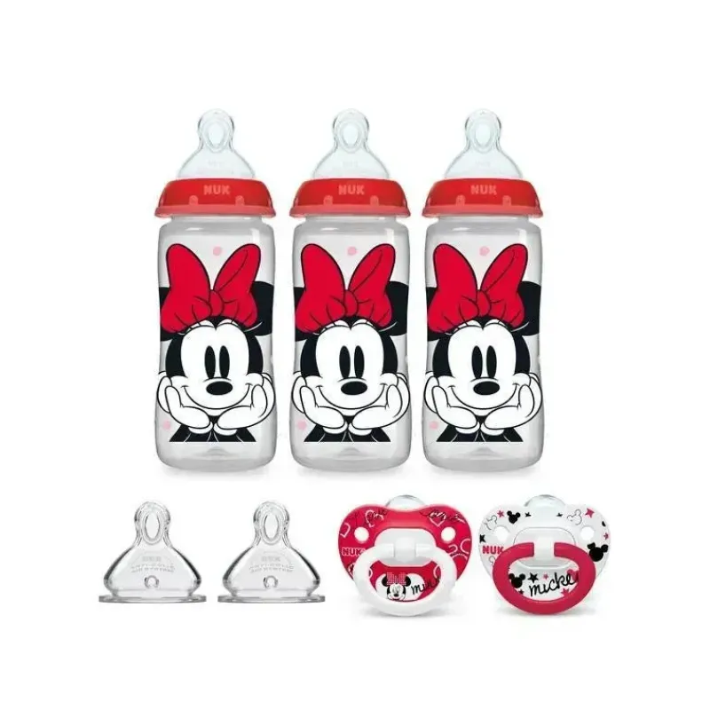 nuk__pacote_de_conjunto_d_SKUoRNgAtON_0.webp Nuk - Pacote de conjunto de mamadeira e chupeta Minnie Mouse para recém-nascidos Clearance