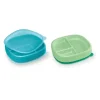 Nuk - placas de sucção e tampa, cores sortidas, pacote com 2, mais de 6 meses, azul e verde Clearance